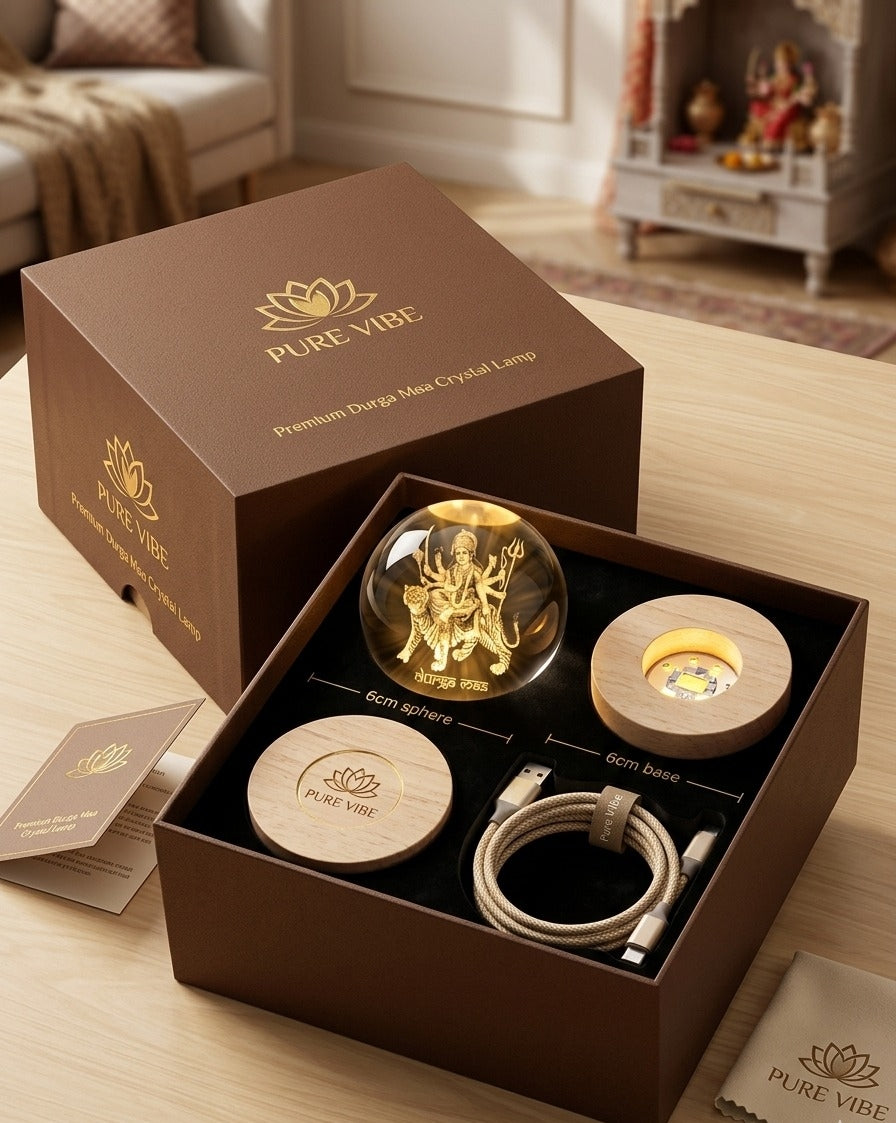 Pure Vibe™ Radha Krishna Sacred 3D Lamp