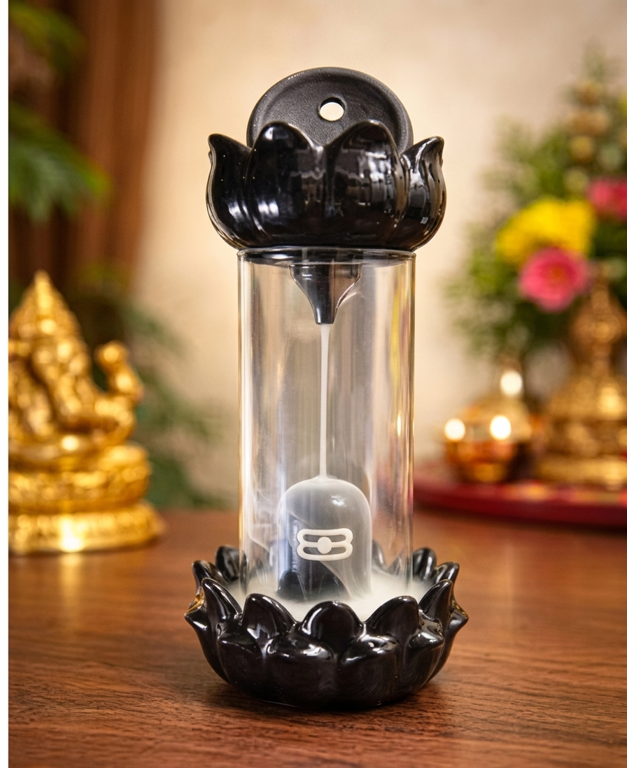 Pure Vibe™ Shivling Backflow Dhoop Fountain — Sacred Home Decor 🔱 Pure Vibe
