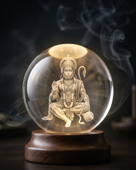 Pure Vibe™ Hanuman Ji Sacred 3D Lamp
