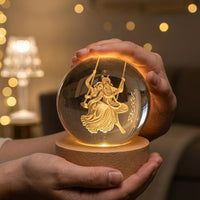 Pure Vibe™ Radha Krishna Sacred 3D Lamp