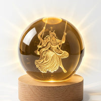 Pure Vibe™ Radha Krishna Sacred 3D Lamp