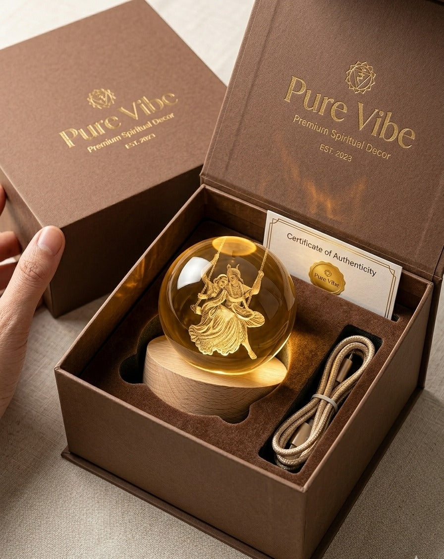 Pure Vibe™ Durga Maa Sacred 3D Lamp