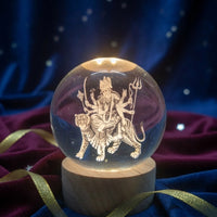 Pure Vibe™ Durga Maa Sacred 3D Lamp