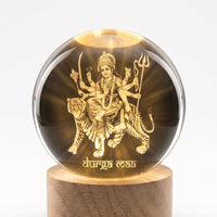 Pure Vibe™ Durga Maa Sacred 3D Lamp
